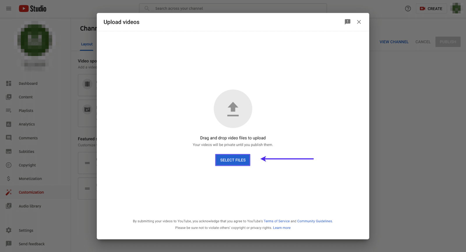 Uploading your video to YouTube Sube tu vídeo a YouTube